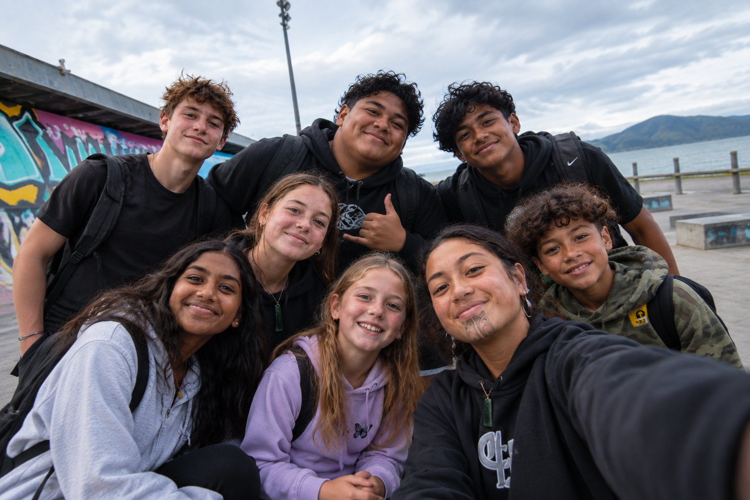 Skatepark Friends by the Waterfront